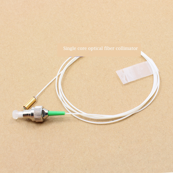 Single Core Optical 파이버 콜리메이터 Gold Plated Tube C-Lens APC Connector